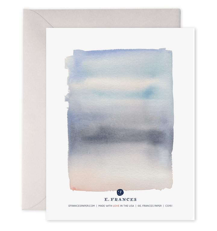 E. Frances Paper Card No Words Card