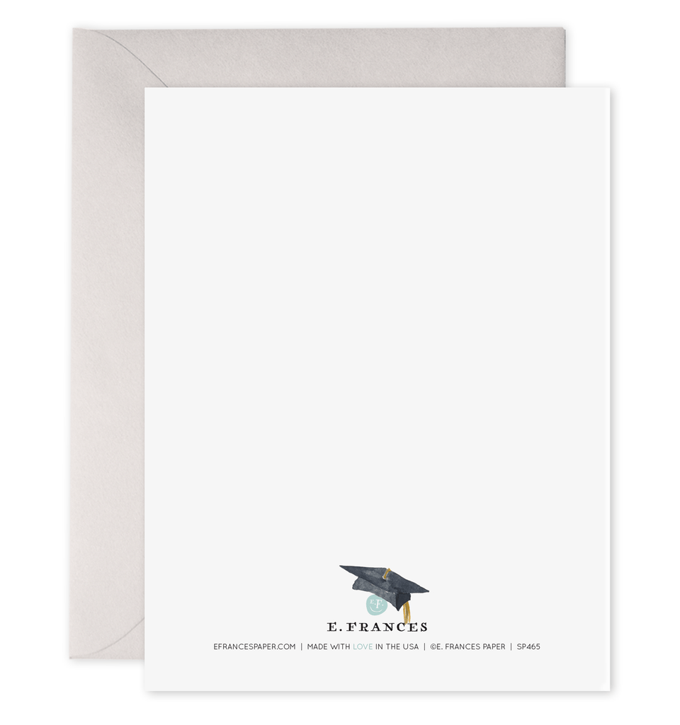 E. Frances Paper Card You Did It! Graduation Card