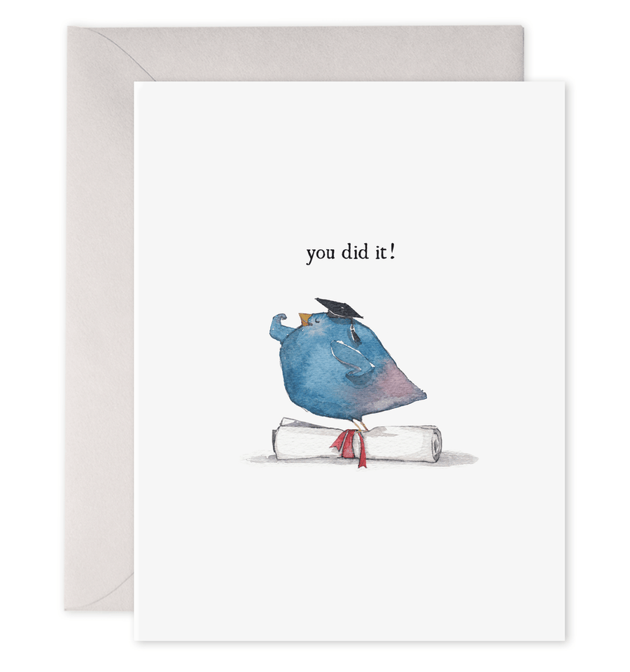 E. Frances Paper Card You Did It! Graduation Card