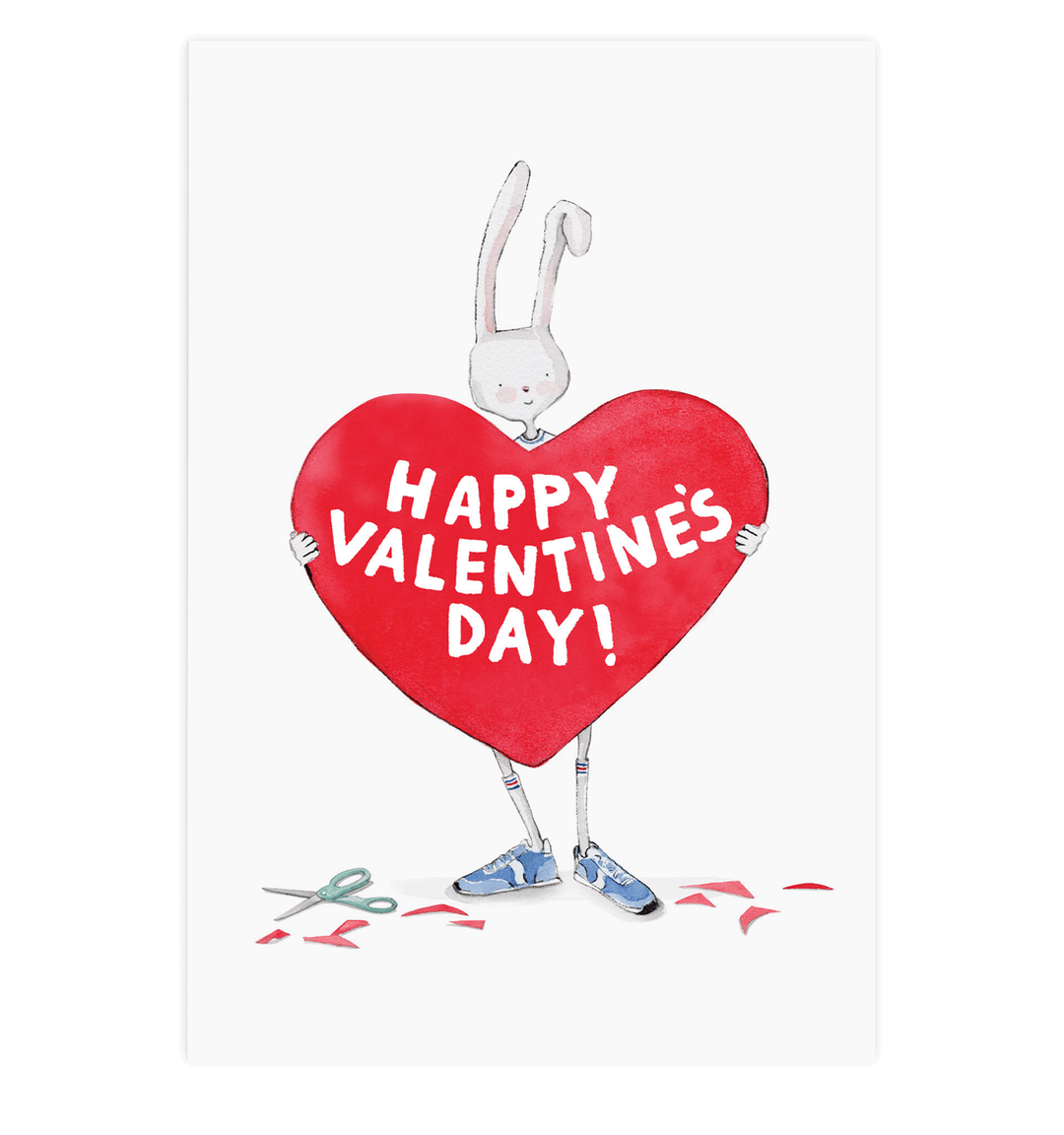 E. Frances Paper Postcard Paper Heart Postcard