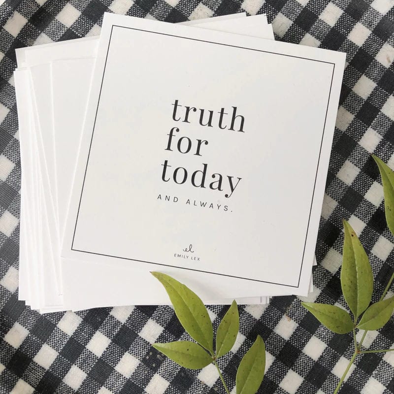 Emily Lex Print Books Truth For Today Cards