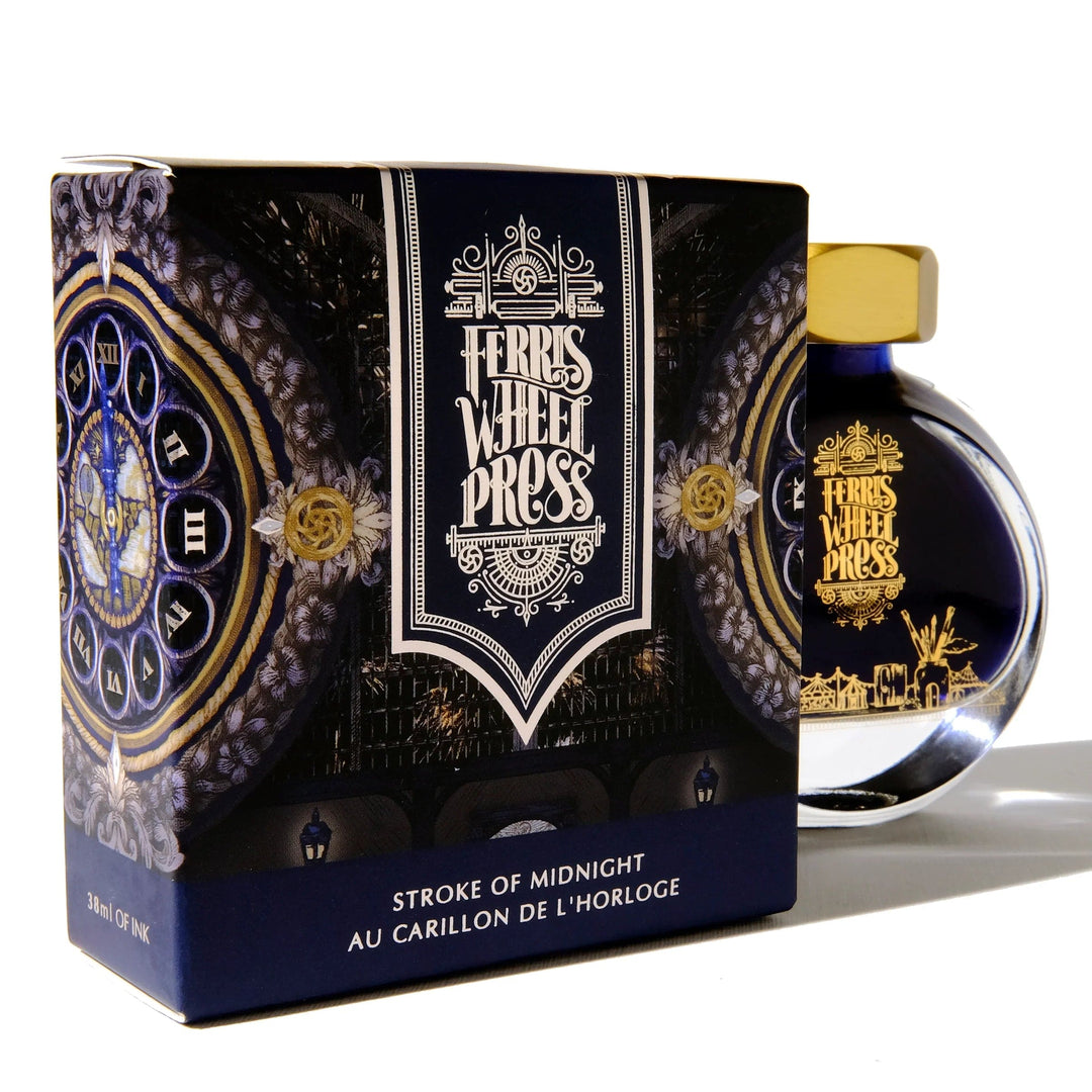 Ferris Wheel Press Pen Ink & Refills 38ml Stroke of Midnight Ink