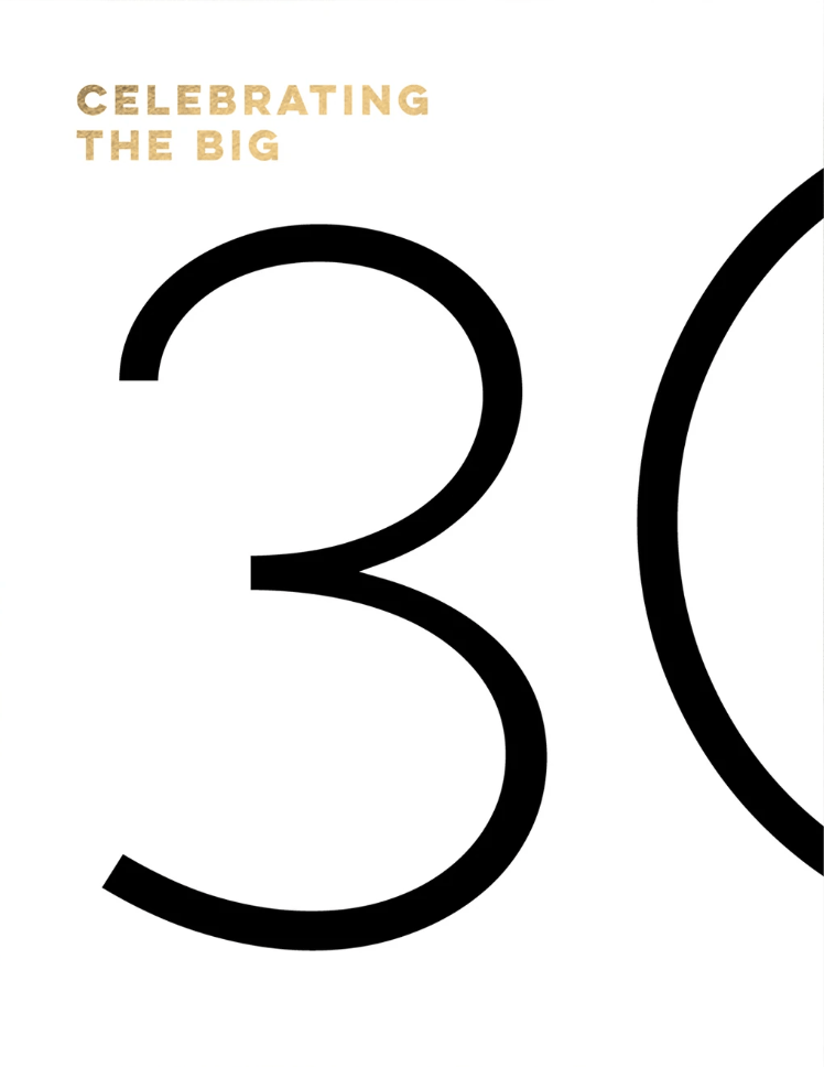 Fine Moments Single Card The Big 30 Card