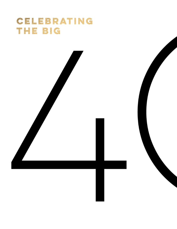 Fine Moments Single Card The Big 40 Card