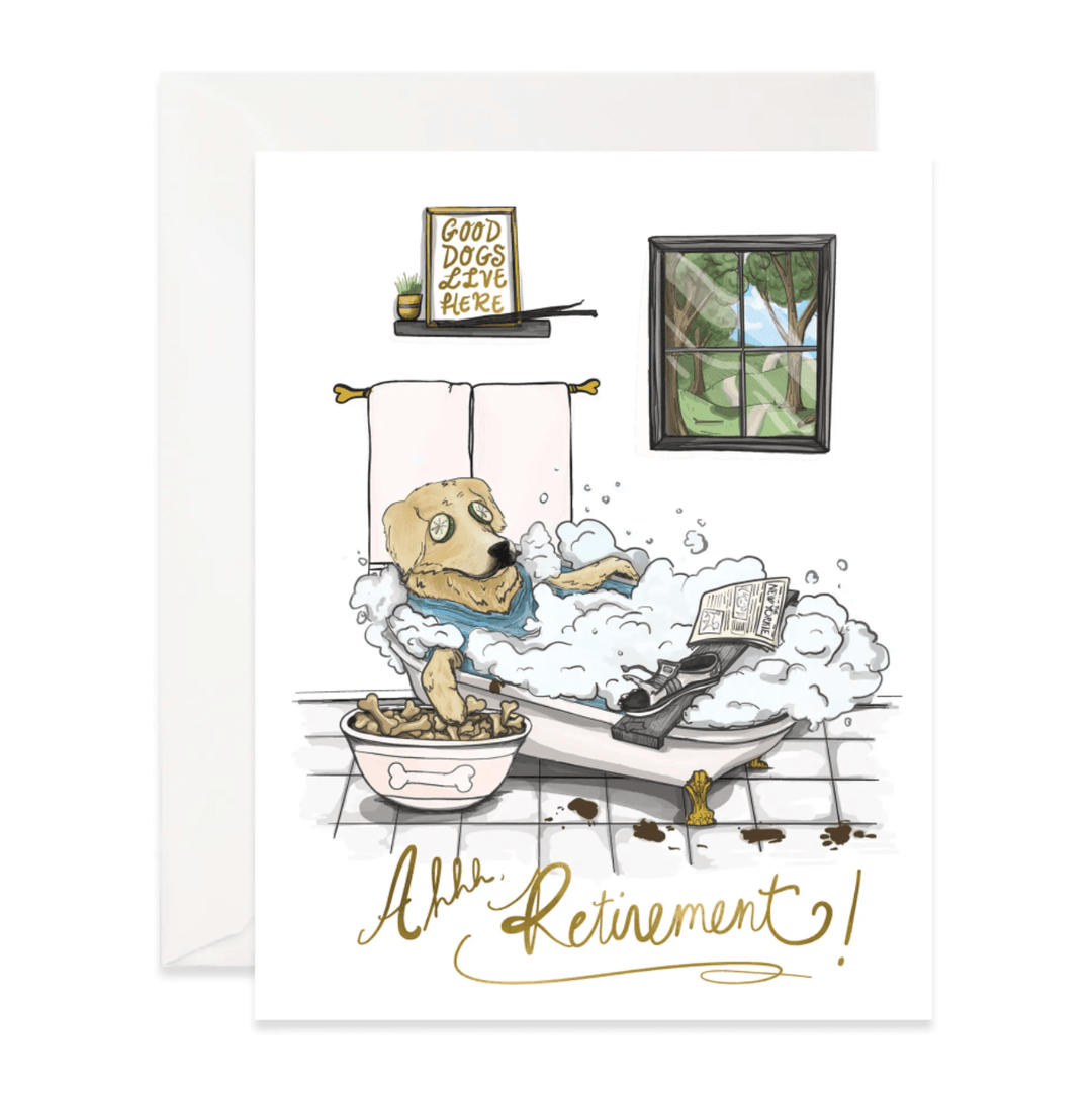 Good Juju Single Card Dog Retirement Card
