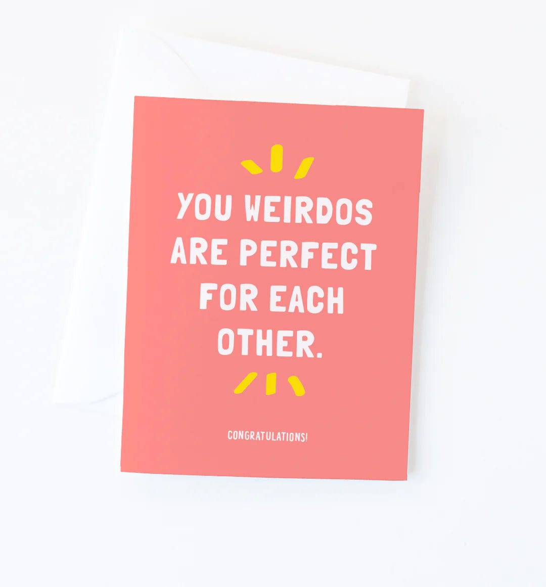 Graphic Anthology Card Weirdos Wedding Card