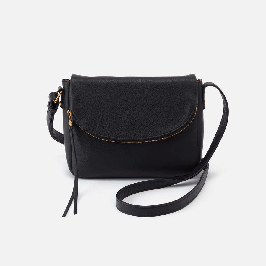 Hobo Bags Fern Messenger Crossbody - Black