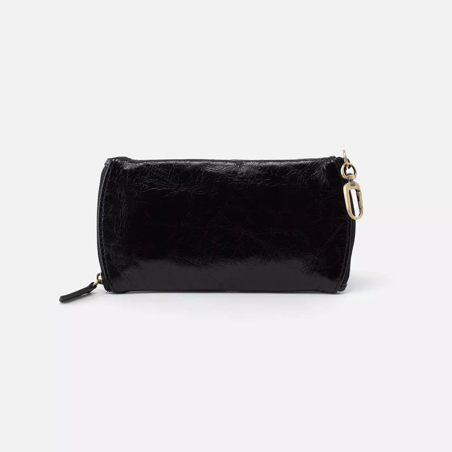 Hobo Wallet Spark GO Double Eyeglass Case - Black - Vintage Hide