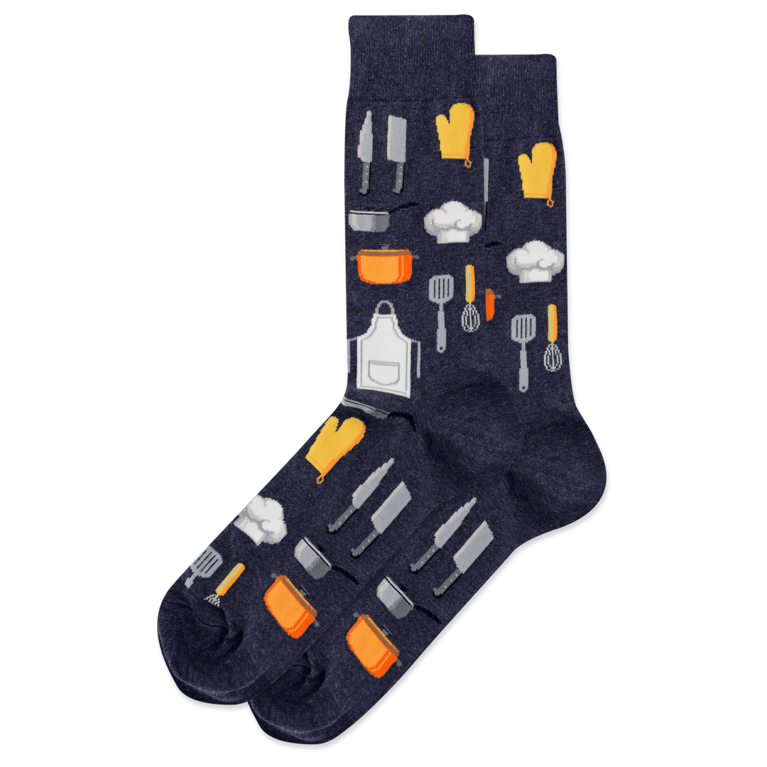 Hotsox Socks Men's Chef Crew Socks