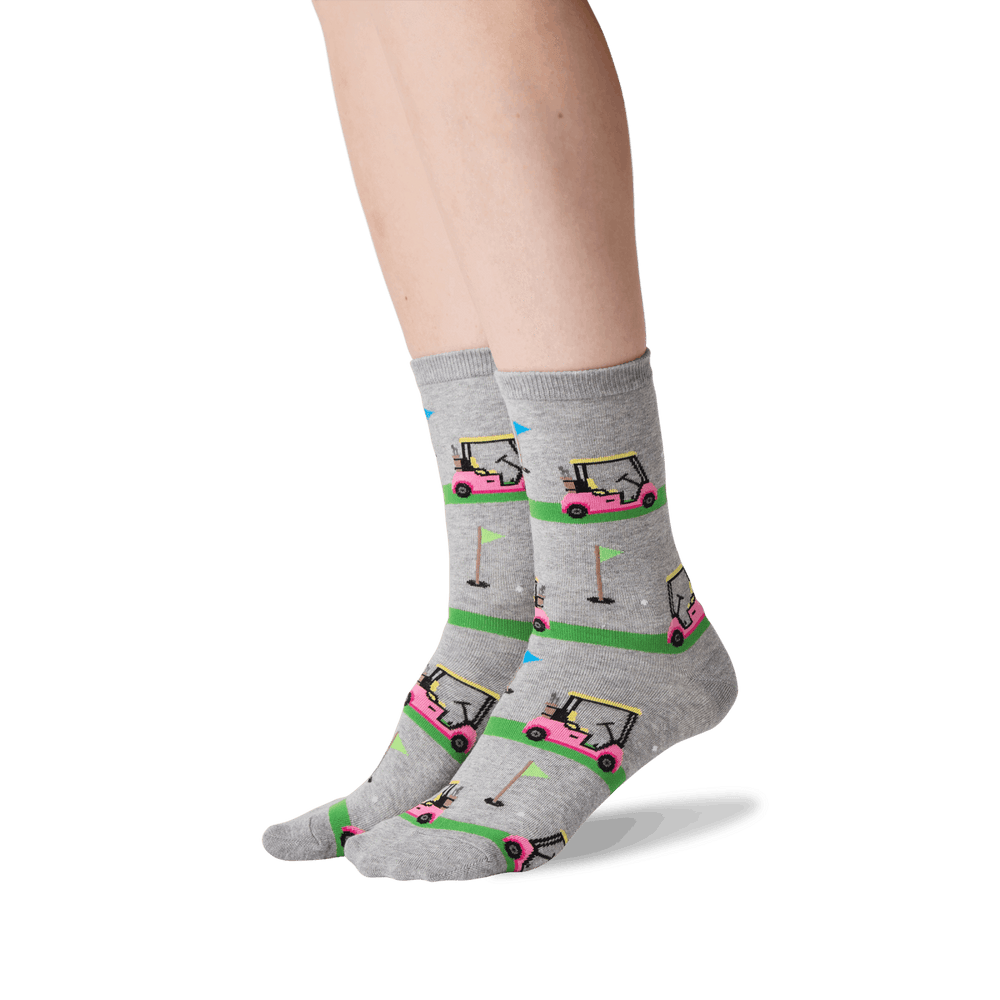 Hotsox Socks Women's Golf Cart Crew Socks