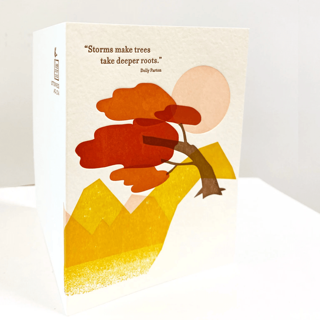 ilee paper goods Card Strong Tree Dolly Parton Quote Card