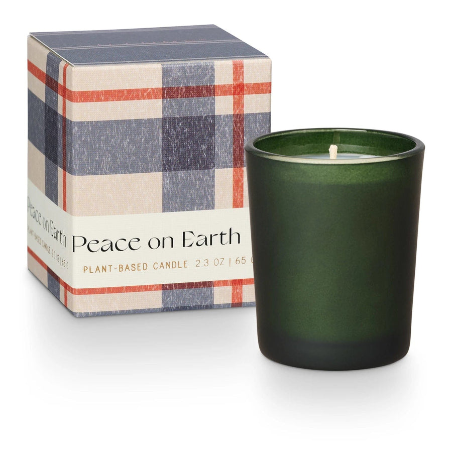 Illume Candle Balsam & Cedar Peace on Earth Boxed Votive Candle