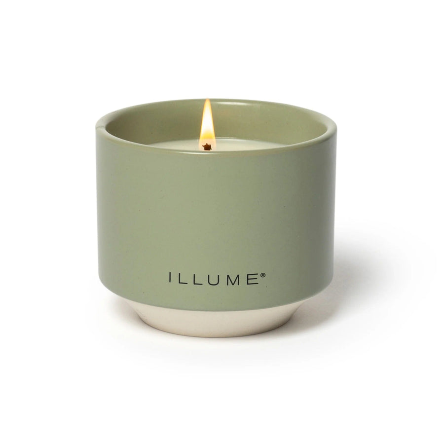 Illume Candle Hinoki Sage Matte Ceramic Candle