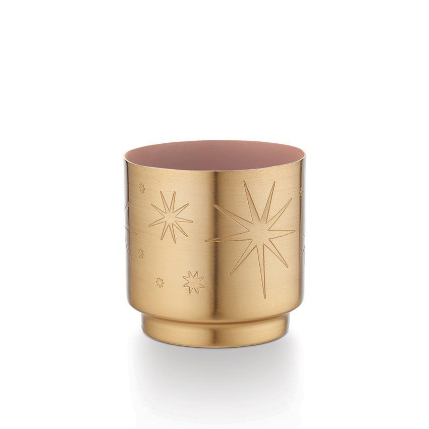 Illume Candle Pink Pine Tiny Tinsel Glass Candle