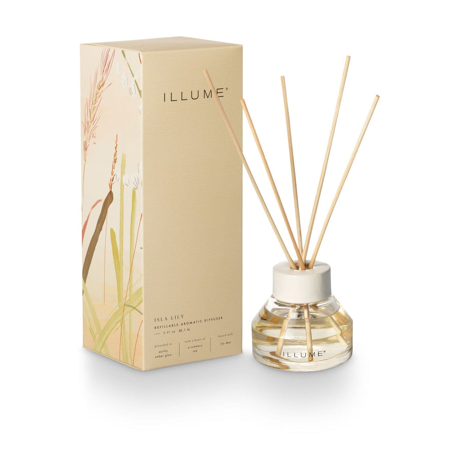 Illume Diffuser Isla Lily Refillable Aromatic Diffuser