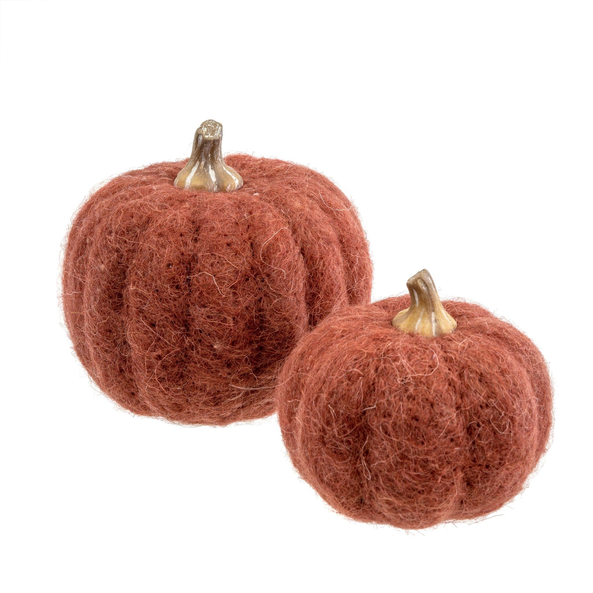 Felt Pumpkin, Russet - Paper Luxe