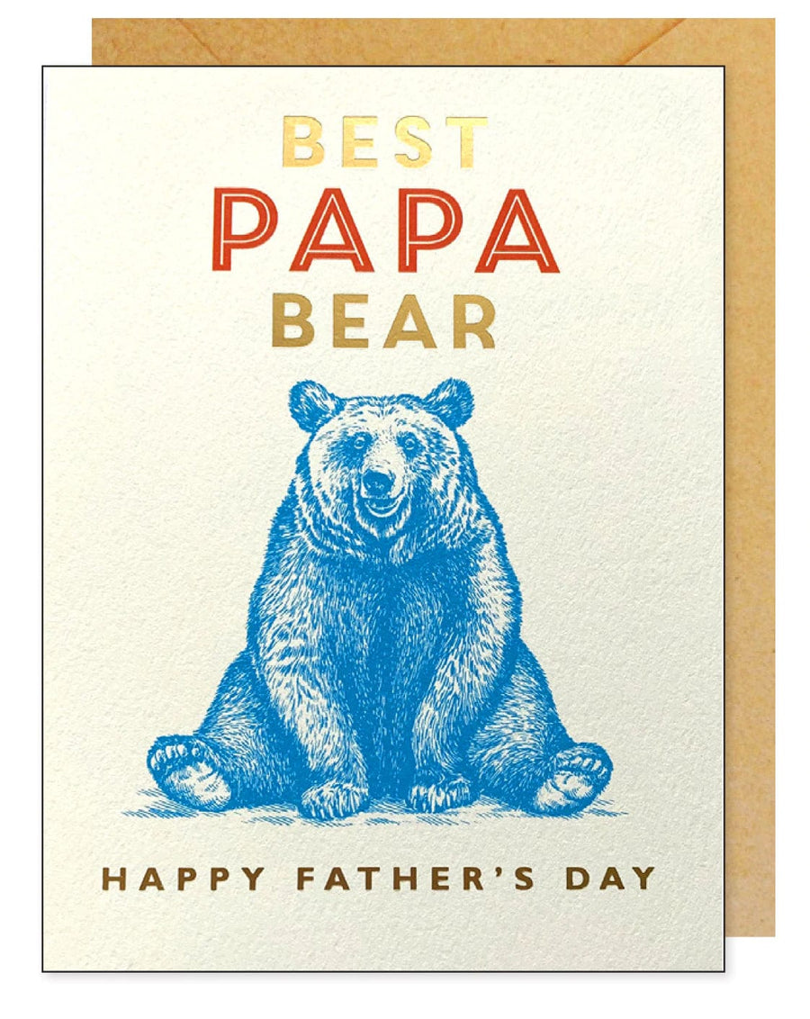 J. Falkner Card Father's Day Poppa Bear Card
