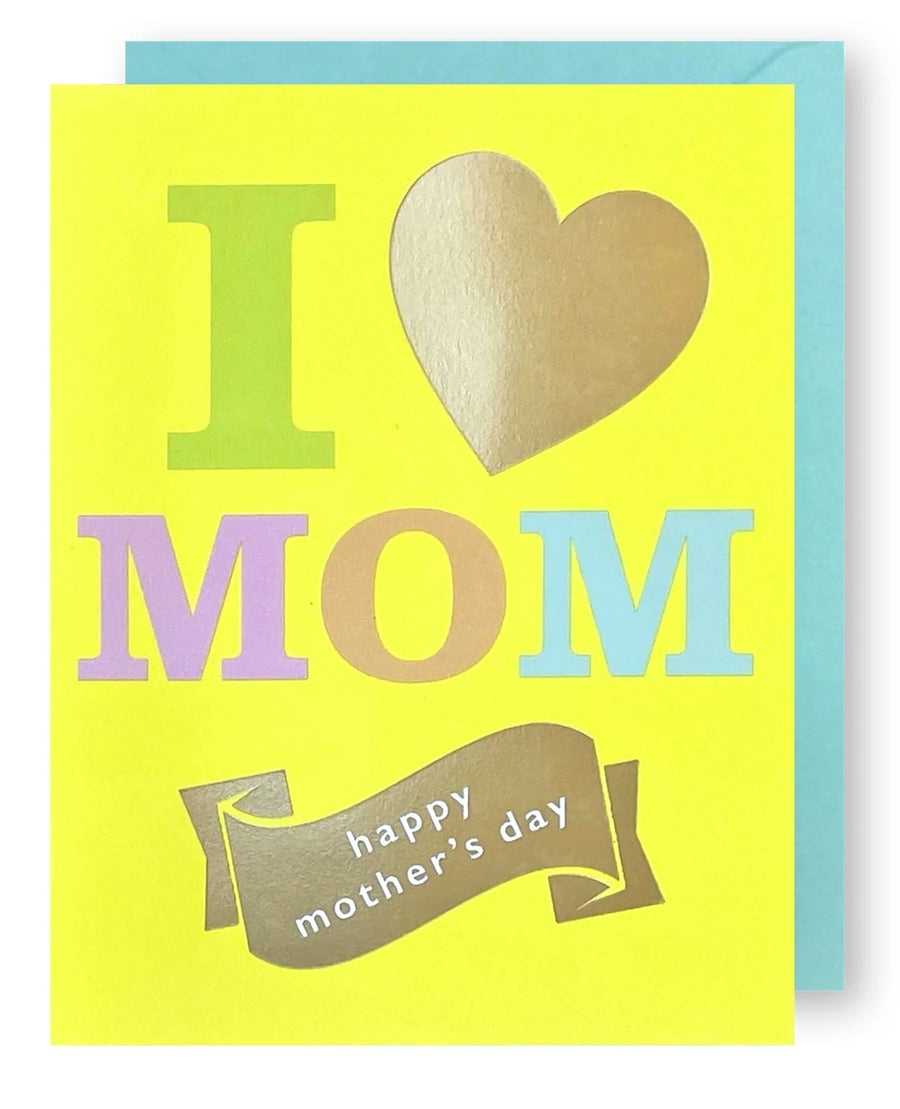 J. Falkner Card I Heart Mom Mother's Day Card