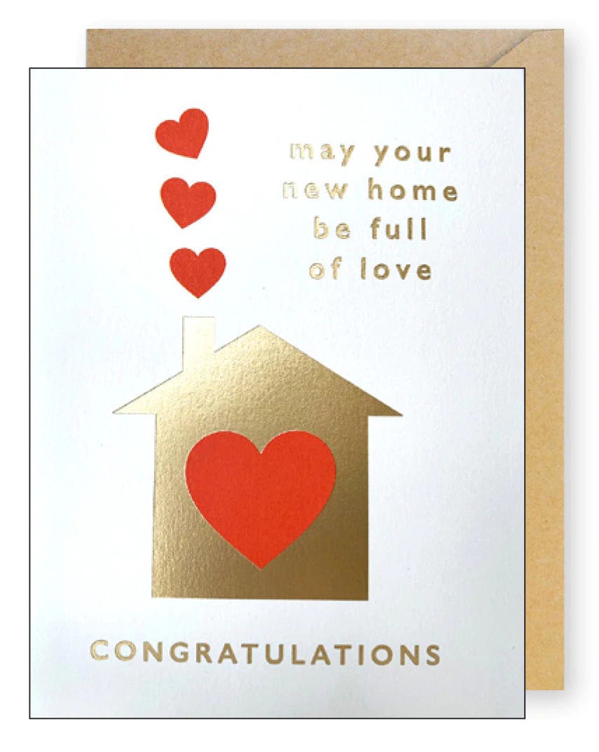 J. Falkner Card New Home Congrats Card