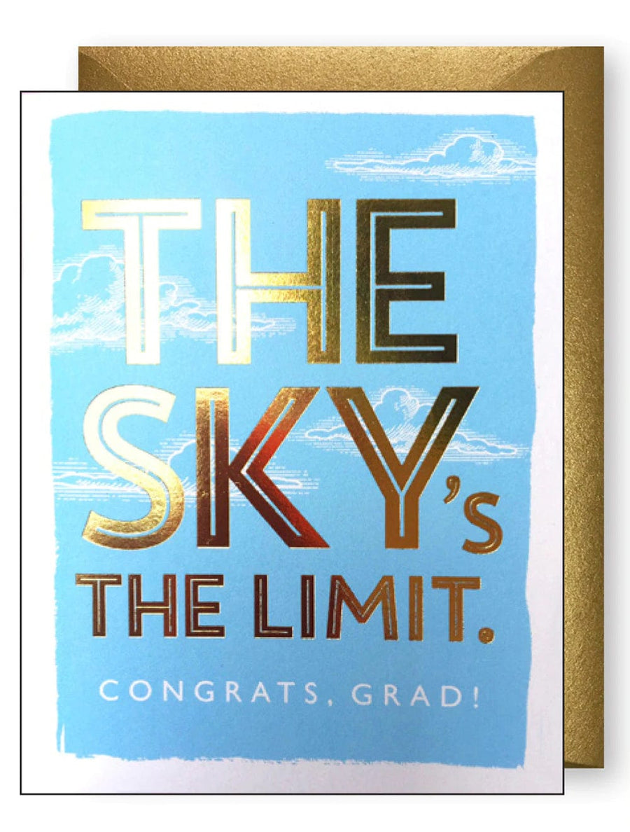 J. Falkner Card Sky's The Limit Graduation Card