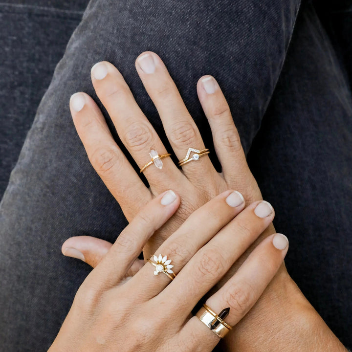 JaxKelly Ring Ring - Simple Stud