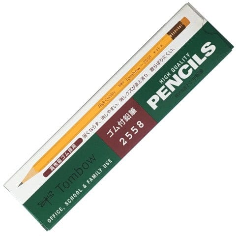 JPT America Pencils Tombow Pencil with Eraser 2558-HB