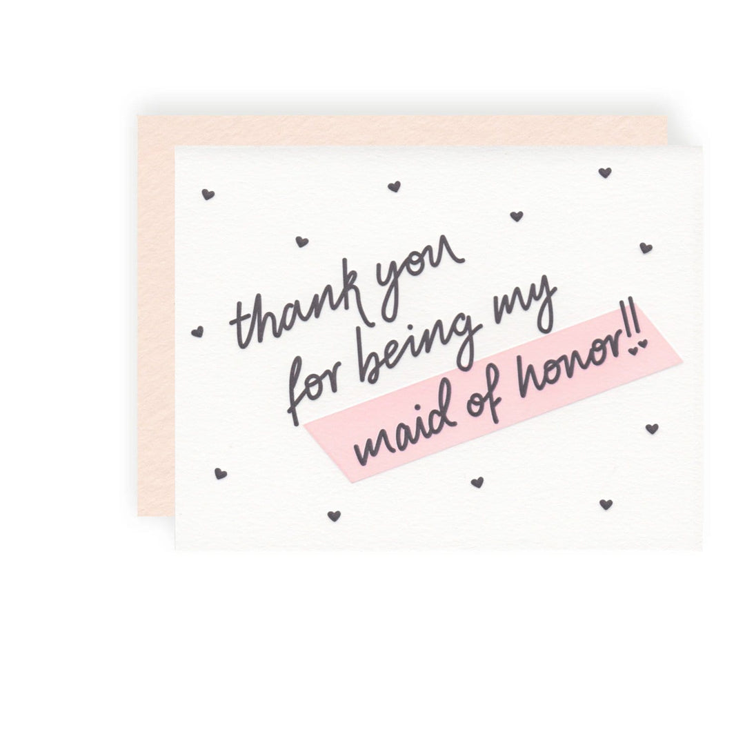 KB Paperie Card Maid of Honor Card
