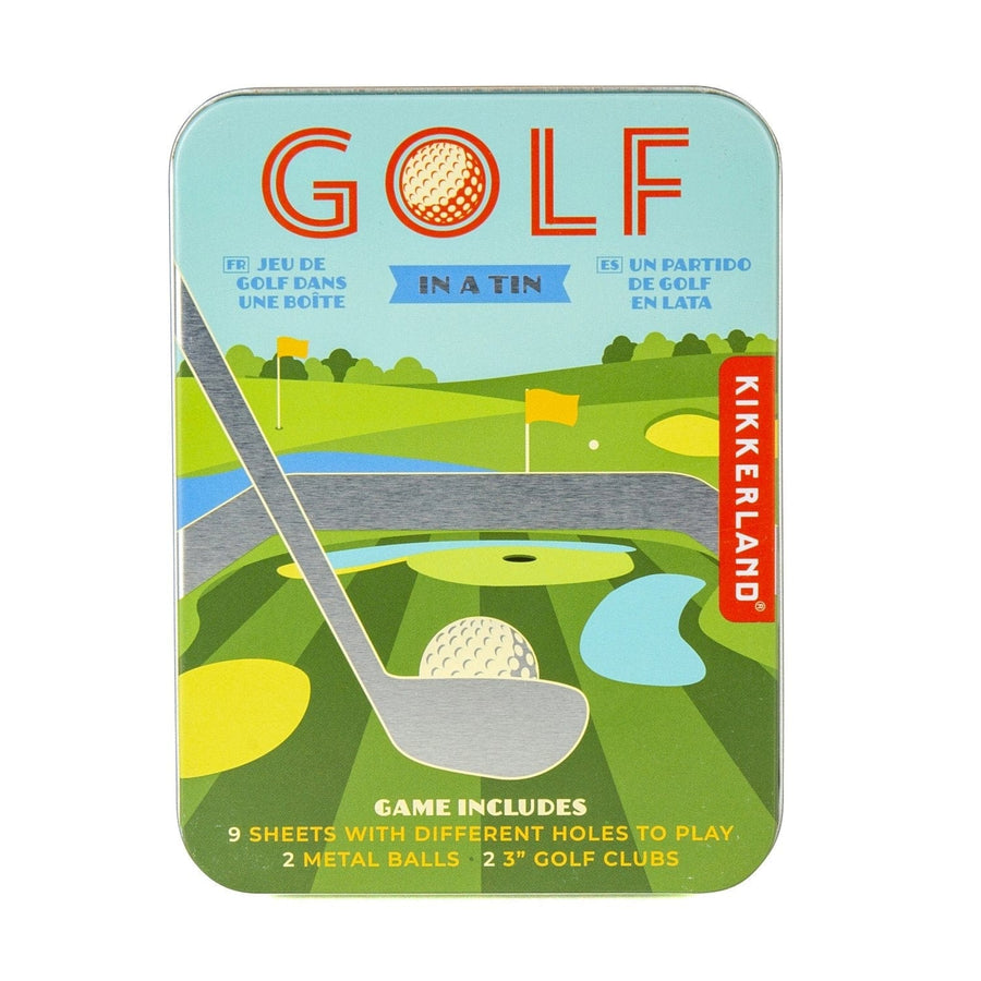 Kikkerland Games Golf in a Tin