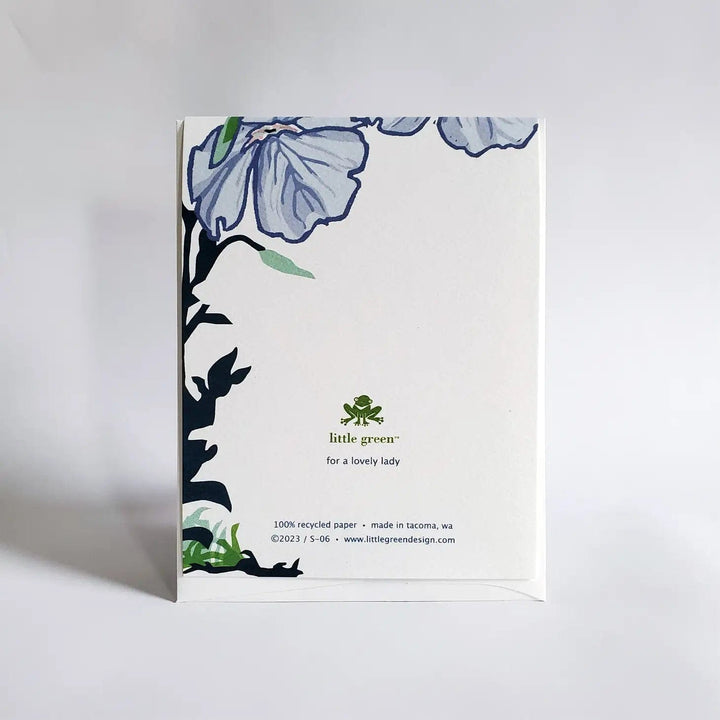 Little Green Card Grief is Love Sympathy Condolence Greeting Card