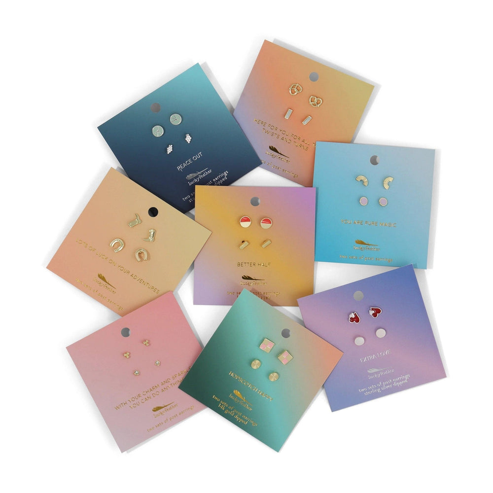 Lucky Feather Earrings Splendid Earrings Sets