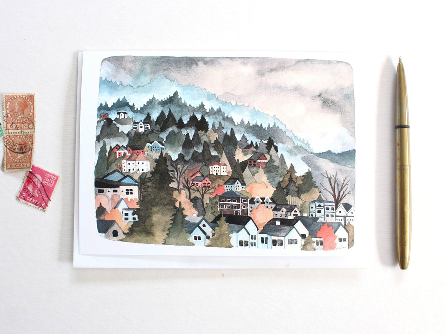 michele maule Card Blank Pacific Northwest Greeting Card