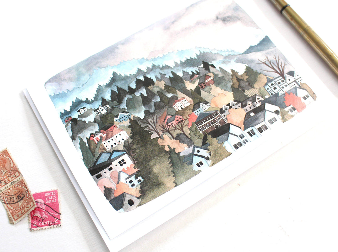 michele maule Card Blank Pacific Northwest Greeting Card