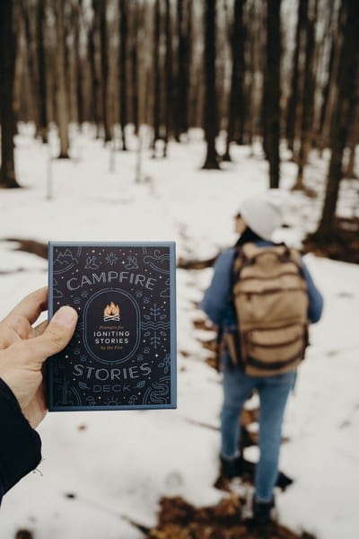Mountaineers Books Book Campfire Stories Deck: Prompts for Igniting Stories by the Fire