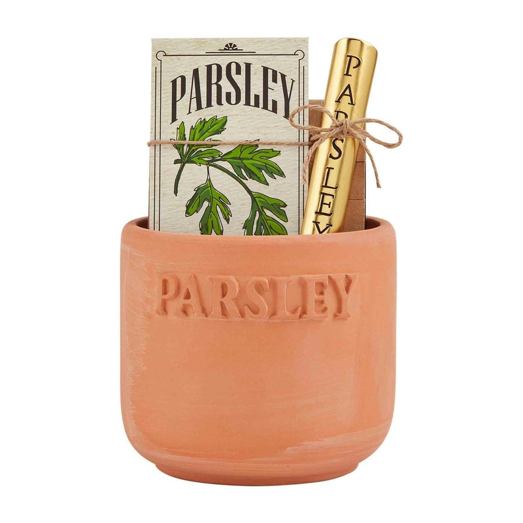 Mud Pie Plant Care Parsley Herb Planting Set