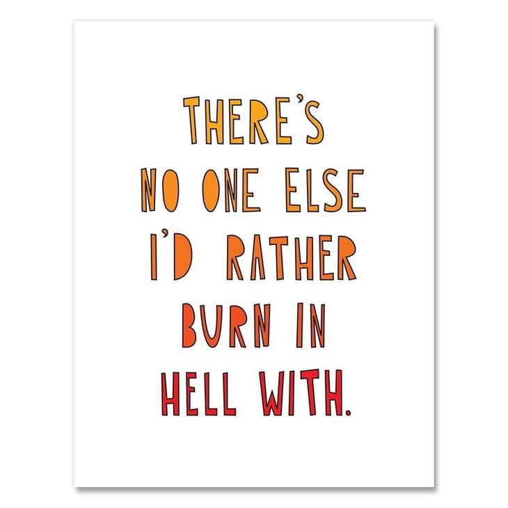 Near Modern Disaster Card Burn in Hell Card