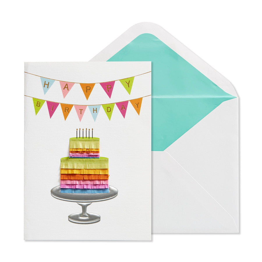 Niquea.D Card Cake with Banner Birthday Card