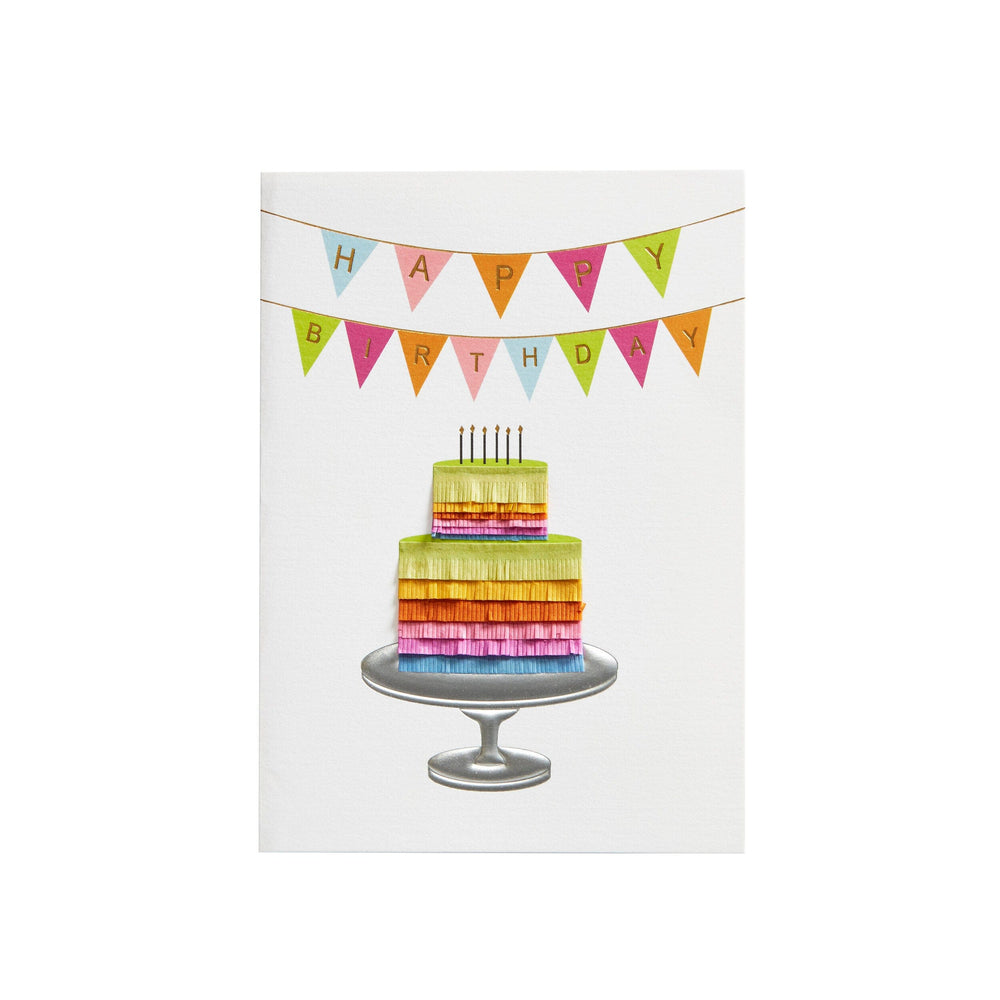 Niquea.D Card Cake with Banner Birthday Card