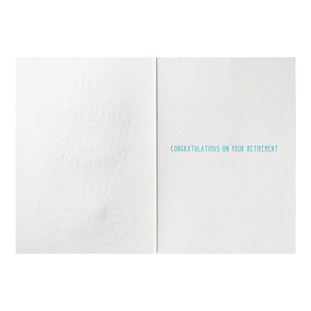 Niquea.D Card Hot Air Balloon Retirement Card