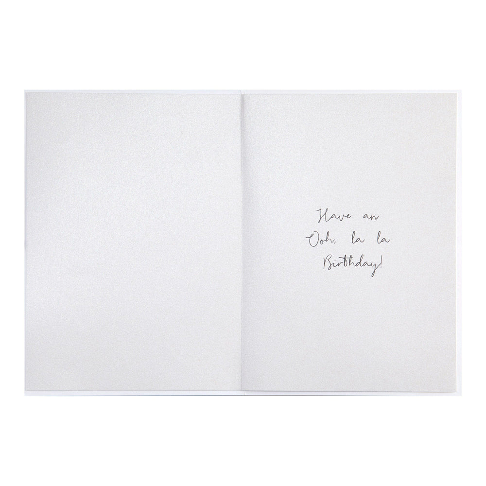 Niquea.D Card Laser Cut Eiffel Tower Birthday Card