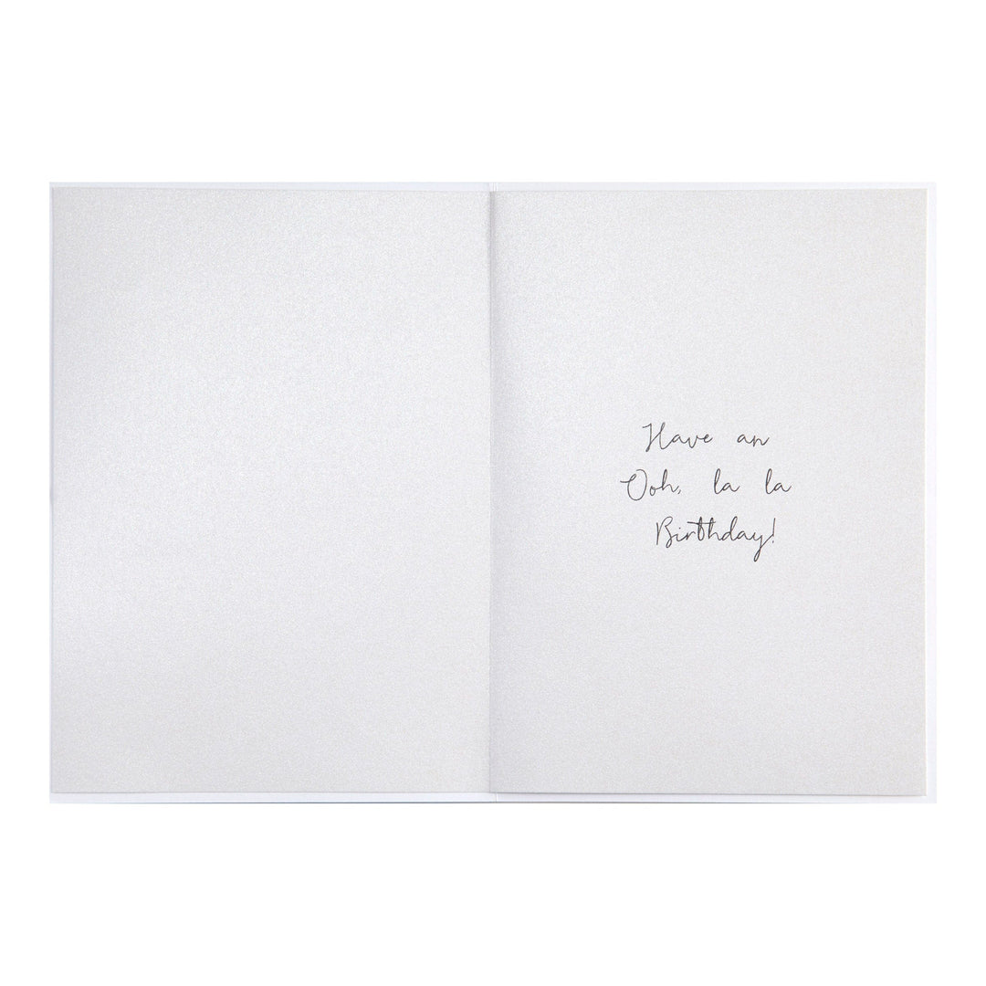 Niquea.D Card Laser Cut Eiffel Tower Birthday Card