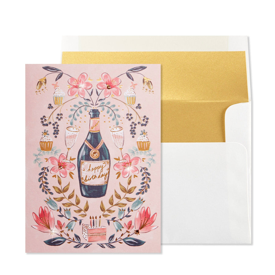 Niquea.D Card Prosecco Birthday Card