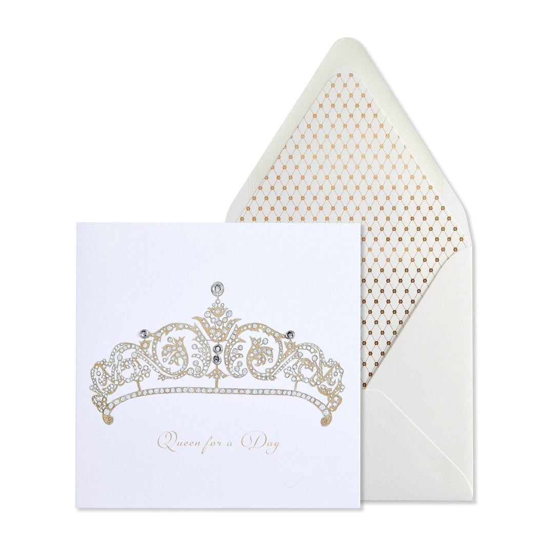 Niquea.D Card Rose Gold Tiara Birthday Card