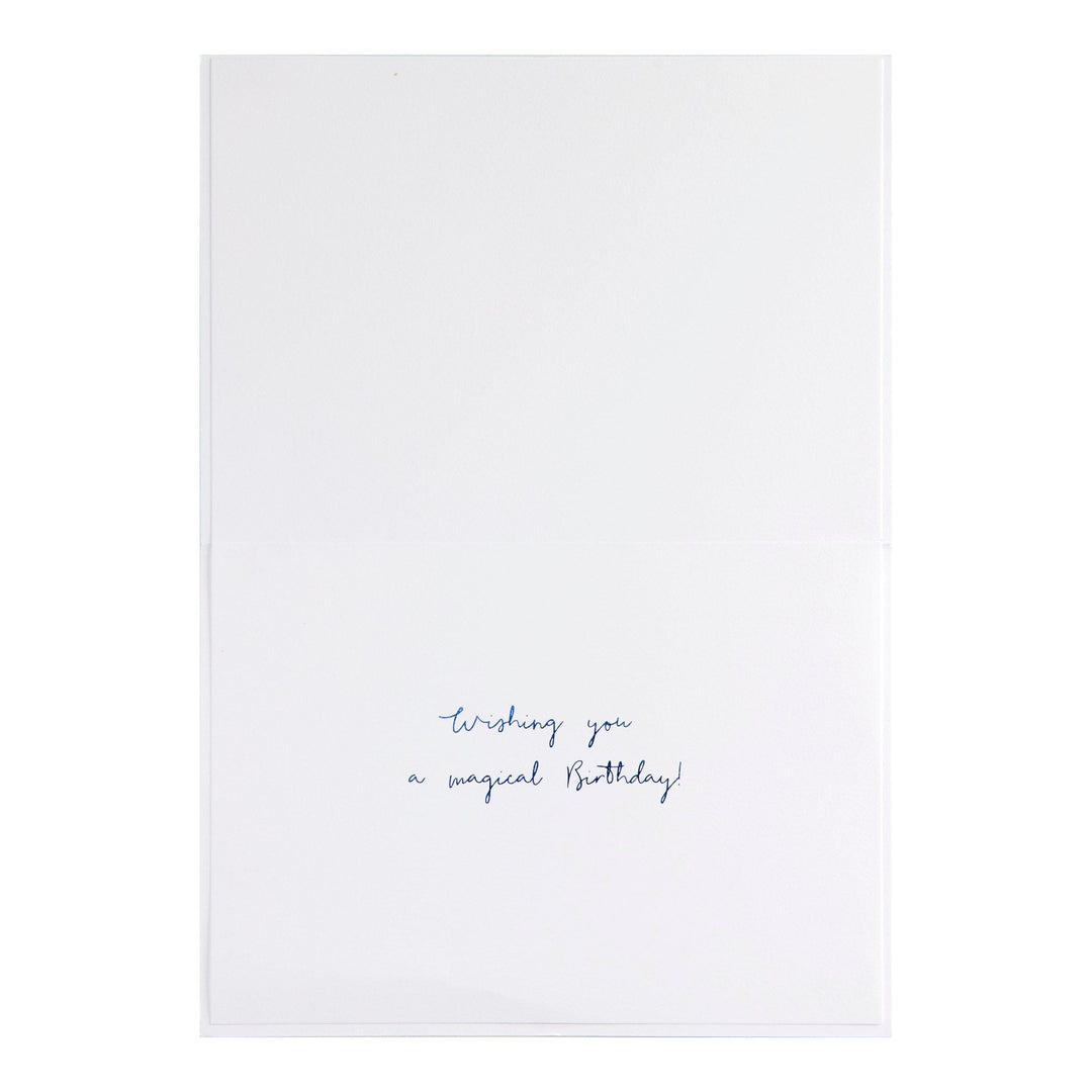 Niquea.D Card Unicorn White Birthday Card