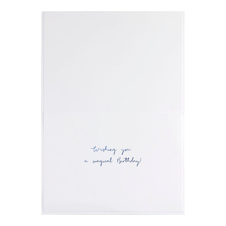 Niquea.D Card Unicorn White Birthday Card