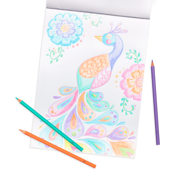 OOLY Art Supplies Pastel Hues Colored Pencil Set of 12