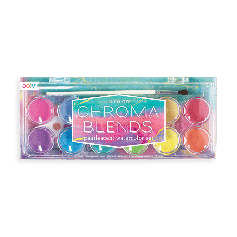 Chroma Blends: 12 Neon Watercolors Set - Ages 6+ – Playful Minds