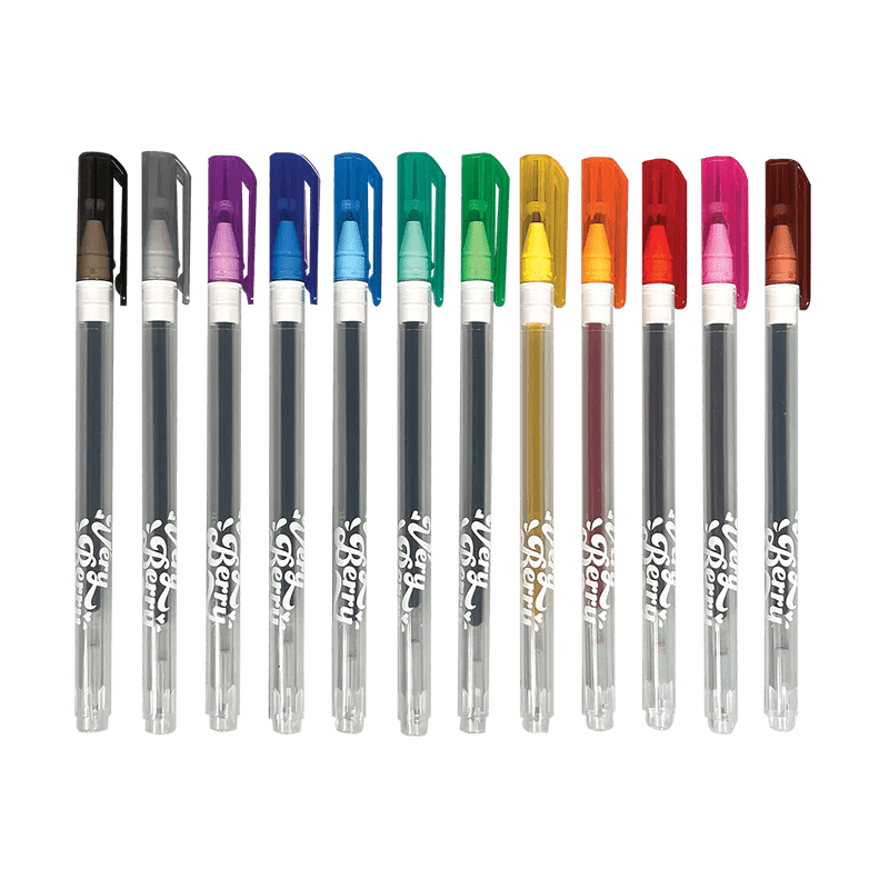 OOLY Pen and Pencils Very Berry Scented Gel Pens - Set of 12