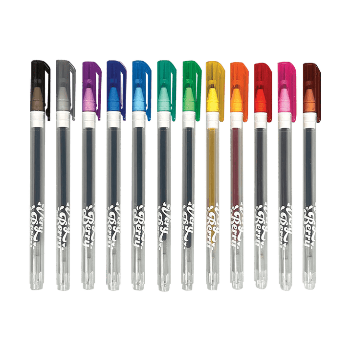 OOLY Pen and Pencils Very Berry Scented Gel Pens - Set of 12