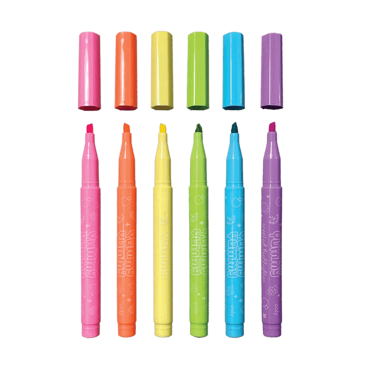 OOLY Pen and Pencils Yummy Yummy Scented Highlighters - Set of 6