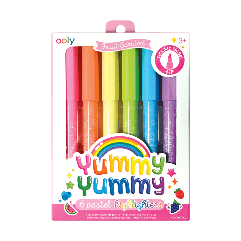 OOLY Pen and Pencils Yummy Yummy Scented Highlighters - Set of 6